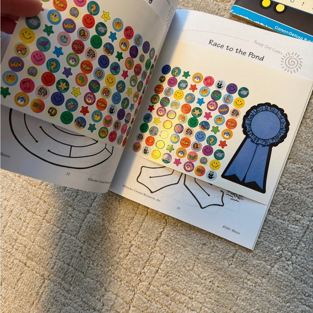 Children's Educational Activity Books Set